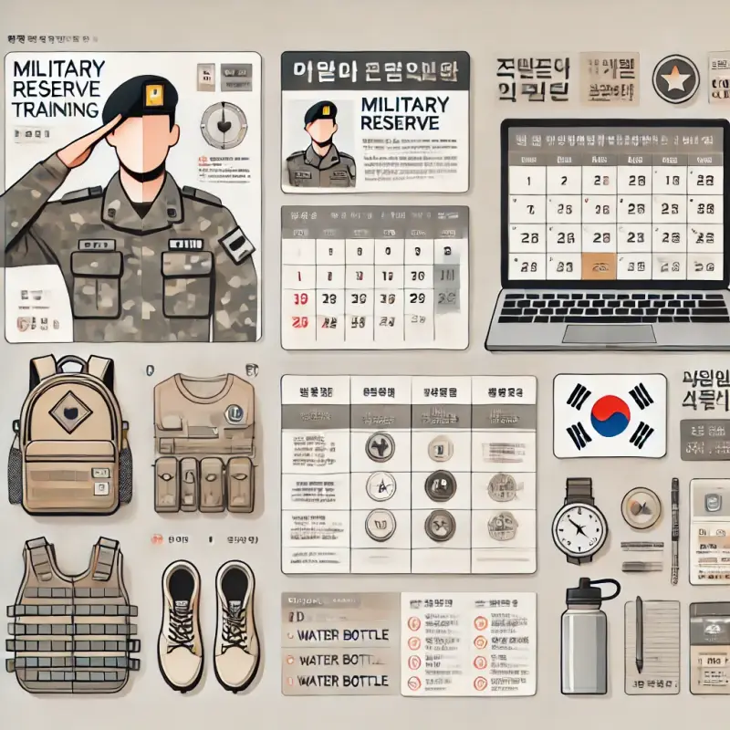 예비군 7년차 훈련 기간, 연기 방법, 벌금 모든 것