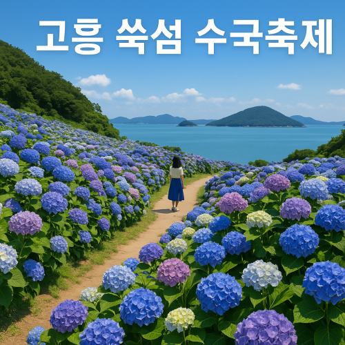 고흥 쑥섬 수국축제 가는길 배시간 예약까지 1분 만에 알아보기