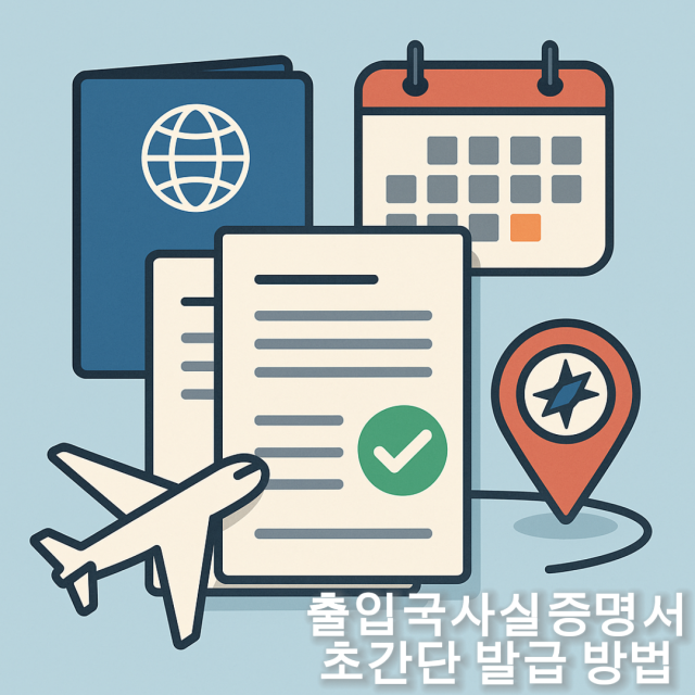 출입국사실증명서 발급 5분 줄이는 초간단 꿀팁