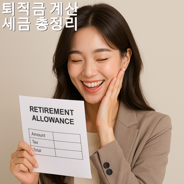 퇴직금 계산기 사용법 1분 만에 내 금액 확인