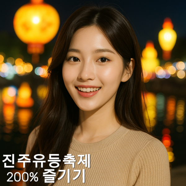 진주유등축제 200% 즐기기 드론쇼 불꽃쇼 야시장까지 한눈에